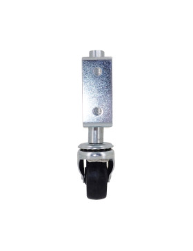 ROULETTE DE PORTE LÉGERE À RESSORT DIAMÈTRE 50 MM CHARGE 3.6KG A 6KG AVEC DEBATEMENT 15MM