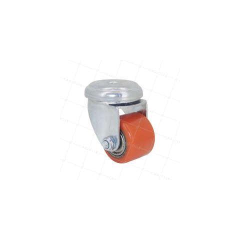 EXTRA-LOW CASTOR WHEEL HEAVY LOAD 100KG SURB 35 O • Caujolle