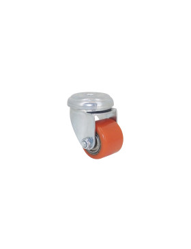 ROULETTE EXTRA-BASSE FORTE CHARGE DIAMÈTRE 35 MM CHARGE 100KG A FIXATION DE 10 MM HAUTEUR 58 MM - SURB 35 O