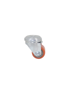 ROULETTE EXTRA-BASSE FORTE CHARGE DIAMÈTRE 35 MM CHARGE 100KG A FIXATION DE 10 MM HAUTEUR 58 MM - SURB 35 O