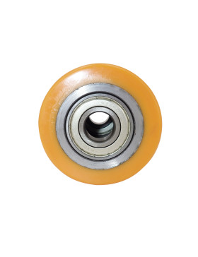 Wheel OF PALLET TRUCK DIAMETER 85 MM LOAD 900 KG AXLE 20 MM BALLS - GTP8590