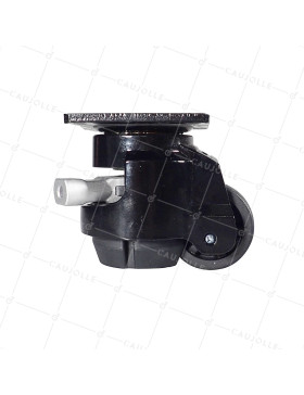 TRANSFORMABLE WHEEL INTO FIXED FOOT FOR REGULAR USE DIAMETER 50 MM LOAD 250 KG - STABILIZER 50 RATCHET