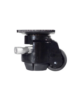 TRANSFORMABLE WHEEL INTO FIXED FOOT FOR REGULAR USE DIAMETER 50 MM LOAD 250 KG - STABILIZER 50 RATCHET