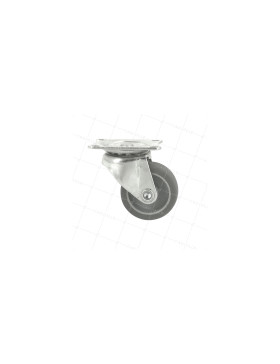 Castor SWIVEL RUBBER ECO DIAMETER 32MM LOAD 18KG - S11C32