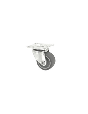 Castor RUBBER SWIVEL ECO DIAMETER 38MM LOAD 28KG - S11C 38