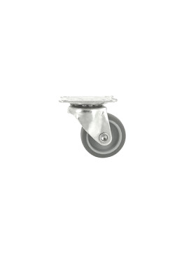 Castor RUBBER SWIVEL ECO DIAMETER 38MM LOAD 28KG - S11C 38