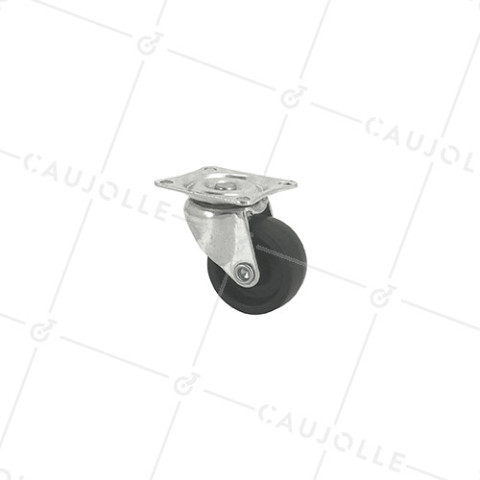 Castor SWIVEL IN ECO POLYPROPYLENE DIAMETER 32MM LOAD 18KG -S11PP 32 • Caujolle