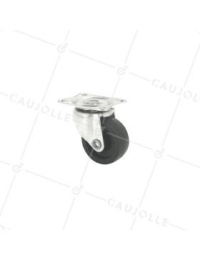 ROULETTE PIVOTANTE EN POLYPROPYLENE ECO DIAMETRE 38MM CHARGE 28KG -S11PP 38 • Caujolle