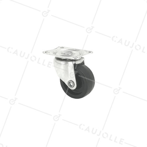 Castor SWIVEL IN ECO POLYPROPYLENE DIAMETER 38MM LOAD 28KG -S11PP 38 • Caujolle