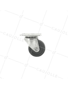 ROULETTE PIVOTANTE EN POLYPROPYLENE ECO DIAMETRE 38MM CHARGE 28KG -S11PP 38