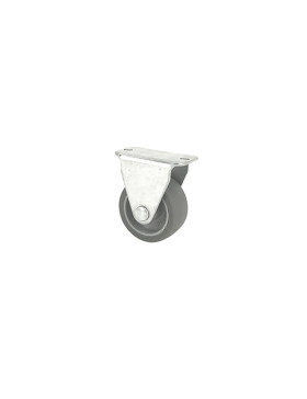 Castor FIXED RUBBER ECO DIAMETER 32MM LOAD 18KG - S17C32