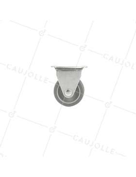 Castor FIXED RUBBER ECO DIAMETER 32MM LOAD 18KG - S17C32