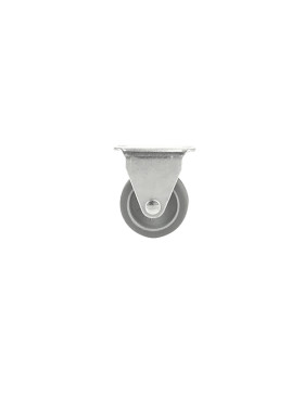 ROULETTE FIXE EN CAOUTCHOUC ECO DIAMETRE 32MM CHARGE 18KG - S17C32