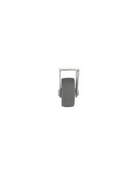 ROULETTE FIXE EN CAOUTCHOUC ECO DIAMETRE 32MM CHARGE 18KG - S17C32