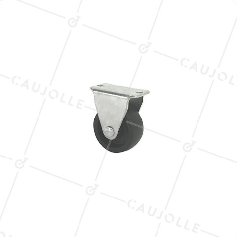 Castor FIXED IN ECO POLYPROPYLENE DIAMETER 32MM LOAD 10KG - S17PP 32 • Caujolle