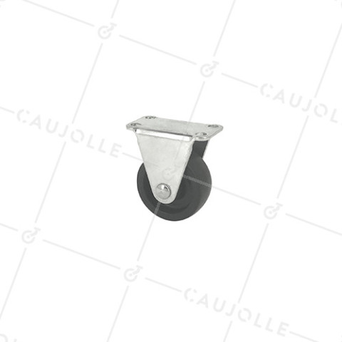ROULETTE FIXE EN POLYPROPYLENE ECO DIAMETRE 38MM CHARGE 18KG - S17PP 38 • Caujolle