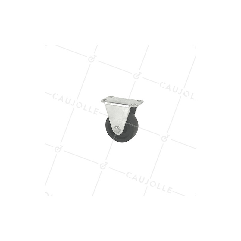 ROULETTE FIXE EN POLYPROPYLENE ECO DIAMETRE 38MM CHARGE 18KG - S17PP 38