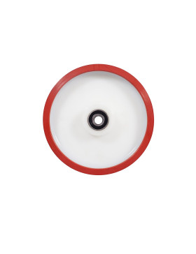 Wheel NYLON POLYURETHANE BI MATERIAL ANTI NOISE DIAMETER 250 MM LOAD 1000 KG AXLE 20 MM - S2450BP 250MB