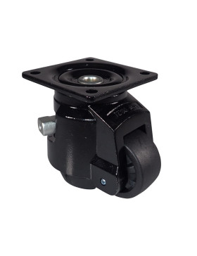ROULETTE PIVOTANTE QUICK BLOCK DIAMÈTRE 62 MM CHARGE 500 KG - STABILISATOR 62 CLIQUET