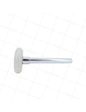 ROULETTE DE PORTE DE GARAGE DIAMETRE 46 MM LONGUEUR 95 MM - GUIDE 46 MM LONG 4' PORTE SECTIONNELLE