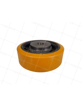 Wheel WITH CLAMP IN POLYURETHANE DIAMETER 150 MM LOAD 700KG - SFPU 150/50 CLAMP A20
