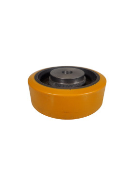 ROUE A CLAVETER EN POLYURETHANE DIAMETRE 150 MM CHARGE 700KG - SFPU 150/50 A CLAVETER A20