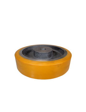ROUE A CLAVETER EN POLYURETHANE DIAMETRE 200/50 MM CHARGE 950KG - SFPU 200/50 A CLAVETER A20