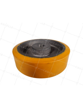 ROUE A CLAVETER EN POLYURETHANE DIAMETRE 200/60 MM CHARGE 1000KG - SFPU 200/60 A CLAVETER A25