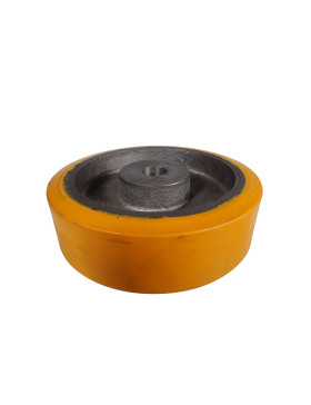 ROUE A CLAVETER EN POLYURETHANE DIAMETRE 200/60 MM CHARGE 1000KG - SFPU 200/60 A CLAVETER A25