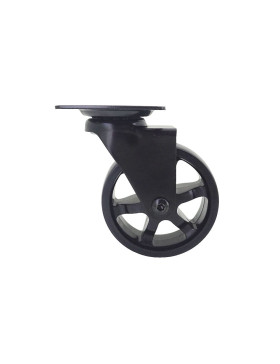 Castor BLACK DESIGN Wheel NYLON DIAMETER 75 MM LOAD 45KG - BLACKNYLON 75P