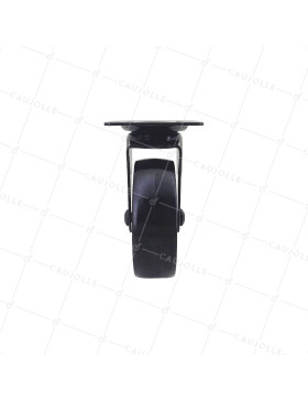 Castor BLACK DESIGN Wheel NYLON DIAMETER 75 MM LOAD 45KG - BLACKNYLON 75P