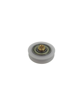 GALET BRIQUET AVEC AXE EN LAITON A SERTIR DIAMETRE 30 MM CHARGE 25 KG AXE 7 MM