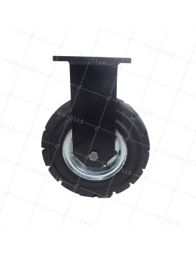 Castor ALL-TERRAIN FOR LARGE OBSTACLE DIAMETER 406 MM LOAD 950 KG - TITAN FIXED SERIES 406