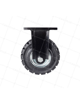 ROULETTE TOUT TERRAIN POUR OBSTACLE DIAMETRE 250 MM CHARGE 450 KG - SERIE TITAN FIXE 250