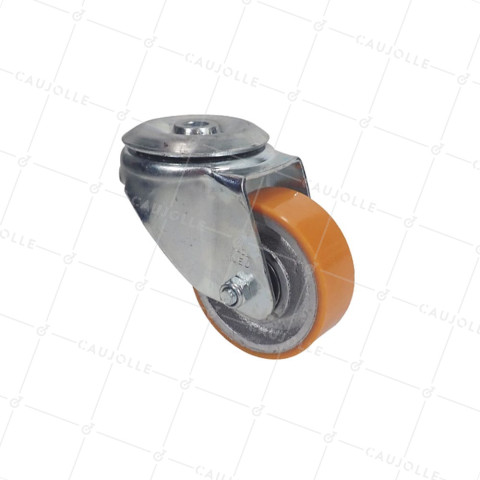 Castor OF CAR JACK DIAMETER 80 MM LOAD 225 KG - S74 O 80 SFPU • Caujolle