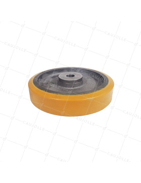 ROUE A CLAVETER EN POLYURETHANE DIAMETRE 250/50 MM CHARGE 1100KG - SFPU 250/50 A CLAVETER A25