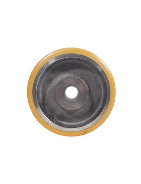 ROUE A CLAVETER EN POLYURETHANE DIAMETRE 250/80 MM CHARGE 1600KG - SFPU 250/80 A CLAVETER A40