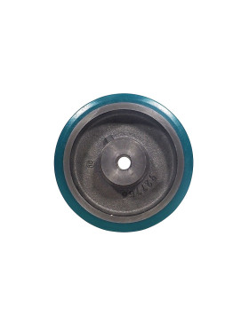 ROUE D'ENTRAINEMENT A CLAVETER EN POLYURETHANE SOUPLE DIAMETRE 200/50 MM CHARGE 950KG - SFPU 200/50 A CLAVETER A20 SOUPLE