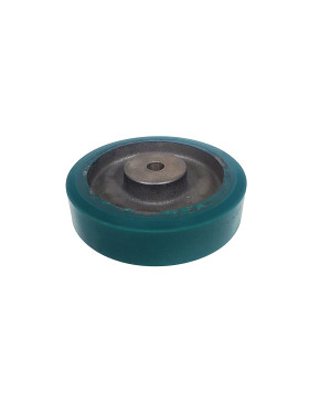 ROUE D'ENTRAINEMENT A CLAVETER EN POLYURETHANE SOUPLE DIAMETRE 200/50 MM CHARGE 950KG - SFPU 200/50 A CLAVETER A20 SOUPLE