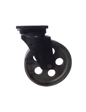ROULETTE VINTAGE EN FONTE PIVOTANTE DIAMÈTRE 200MM CHARGE 600KG - INDUSTYL200P