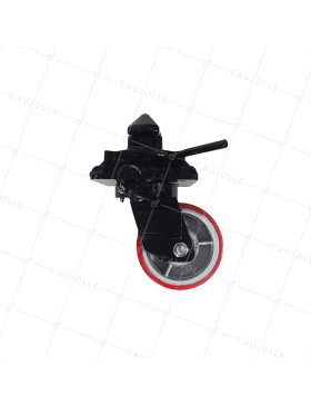 ROULETTE DE CONTAINER DIAMETRE 150 MM CHARGE 1000KG - FONTE PU MONO 150 CONTAINER