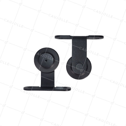 KIT DE 2 ROUES POUR GALANDAGE ET FER PLAT DE 6 MM FIXATION SUR LA TRANCHE 99954-60 • Caujolle