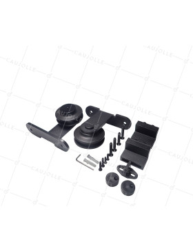 KIT DE 2 ROUES POUR FER PLAT DE 6 MM FIXATION SUR LA TRANCHE 99954-60