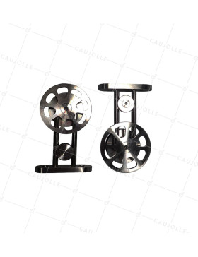KIT DE 2 ROUES POUR  99956 • Caujolle