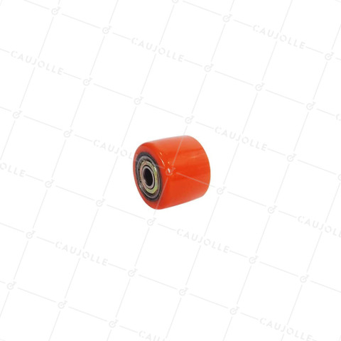 ROUE EN POLYURETHANE DIAMETRE 35 MM CHARGE 100 KG AXE 8 MM - GTP 35 27 • Caujolle