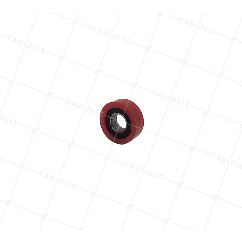 GALET EN POLYURETHANE DIAMETRE 20 MM CHARGE 15 KG AXE 8 MM