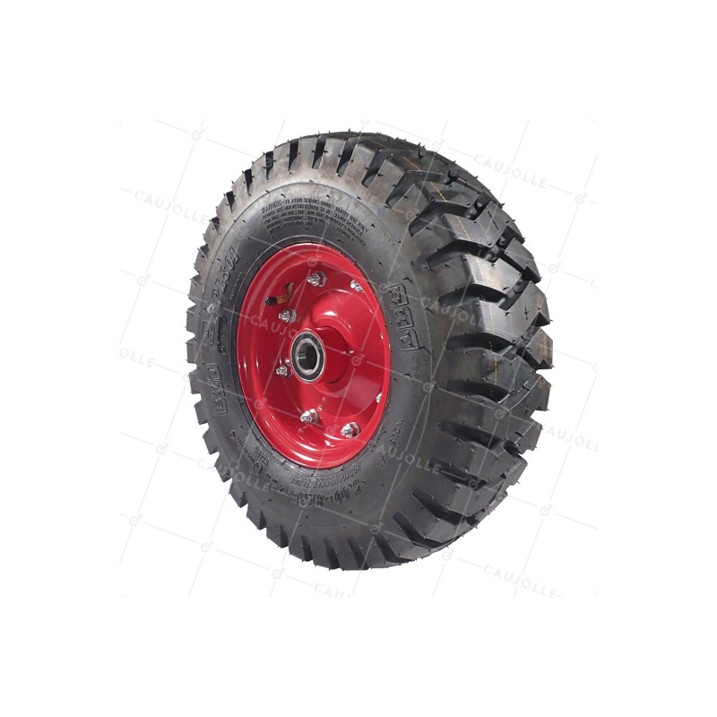 ROUE DE MACHINE AGRICOLE DIAMETRE 460 MM CHARGE 725 KG AXE 30 MM -  S2600B30 8 PR 5.00-8