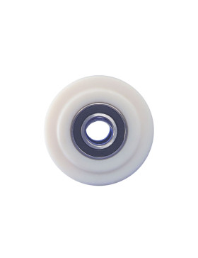 ROUE NYLON FORTE CHARGE DIAMETRE 100 MM CHARGE 1500 KG POUR AXE DE 25MM - S2490 100 RB25