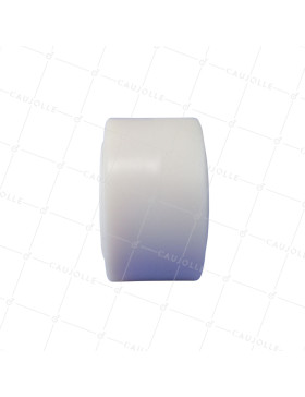 ROUE NYLON FORTE CHARGE DIAMETRE 100 MM CHARGE 1500 KG POUR AXE DE 25MM - S2490 100 RB25