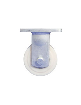 ROULETTE FIXE EN NYLON DIAMÈTRE 150 MM CHARGE EXTREME 3000 KG - STEC NYLON 150F
